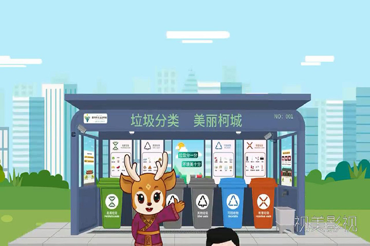 垃圾分类宣传二维动画